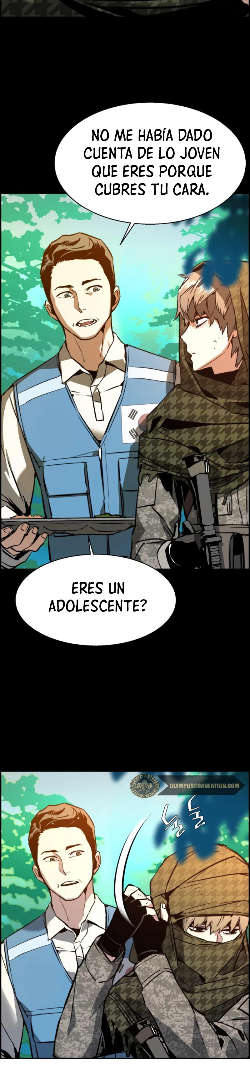 Inscripcion de mercenarios Capitulo 24 página 35
