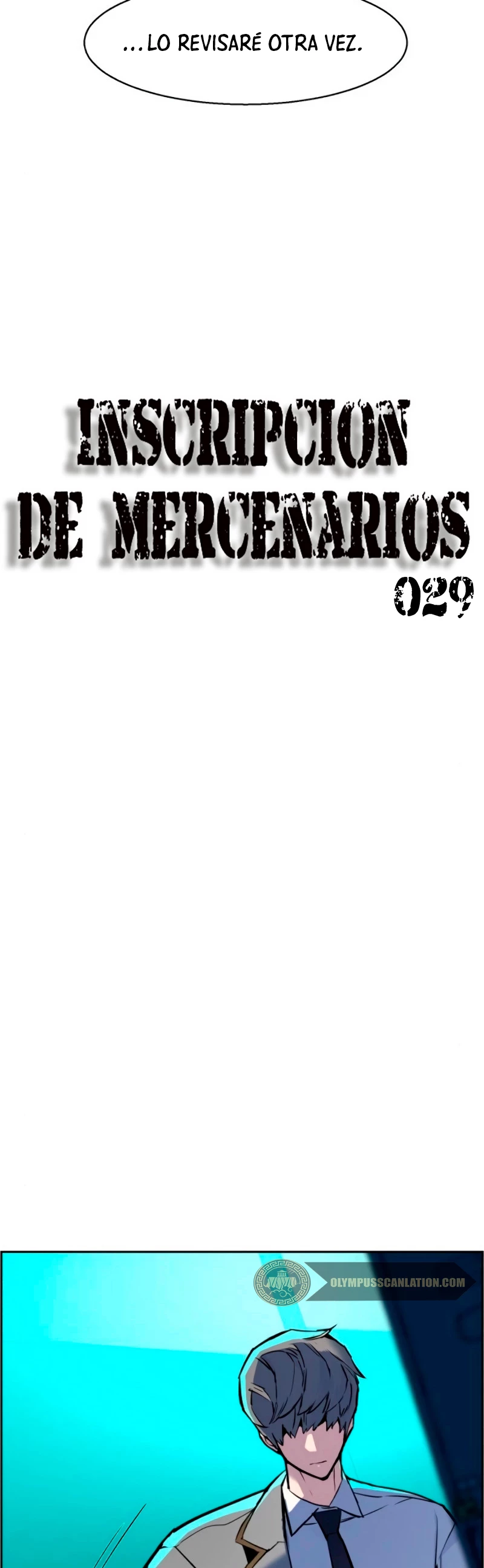 Inscripcion de mercenarios Capitulo 29 página 9