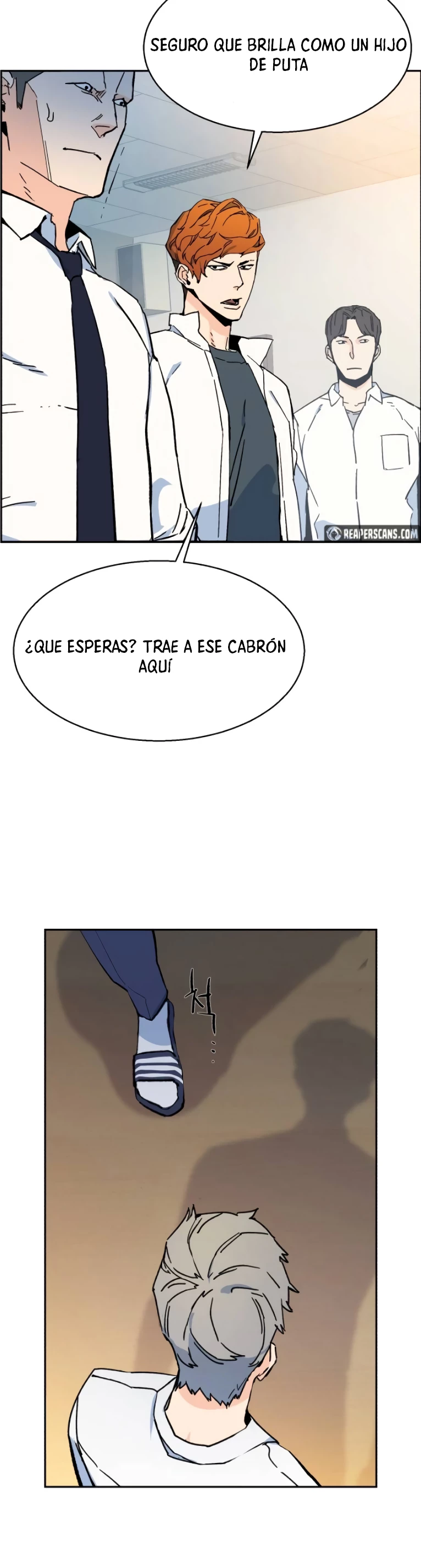 Inscripcion de mercenarios Capitulo 3 página 38
