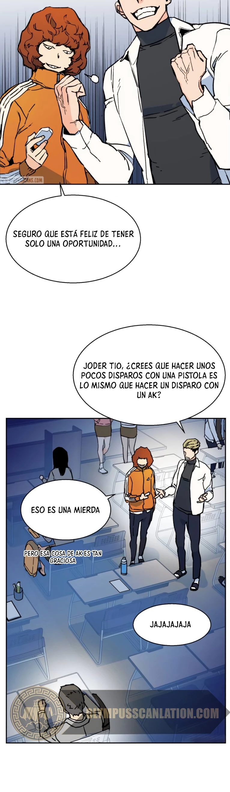 Inscripcion de mercenarios Capitulo 3 página 9