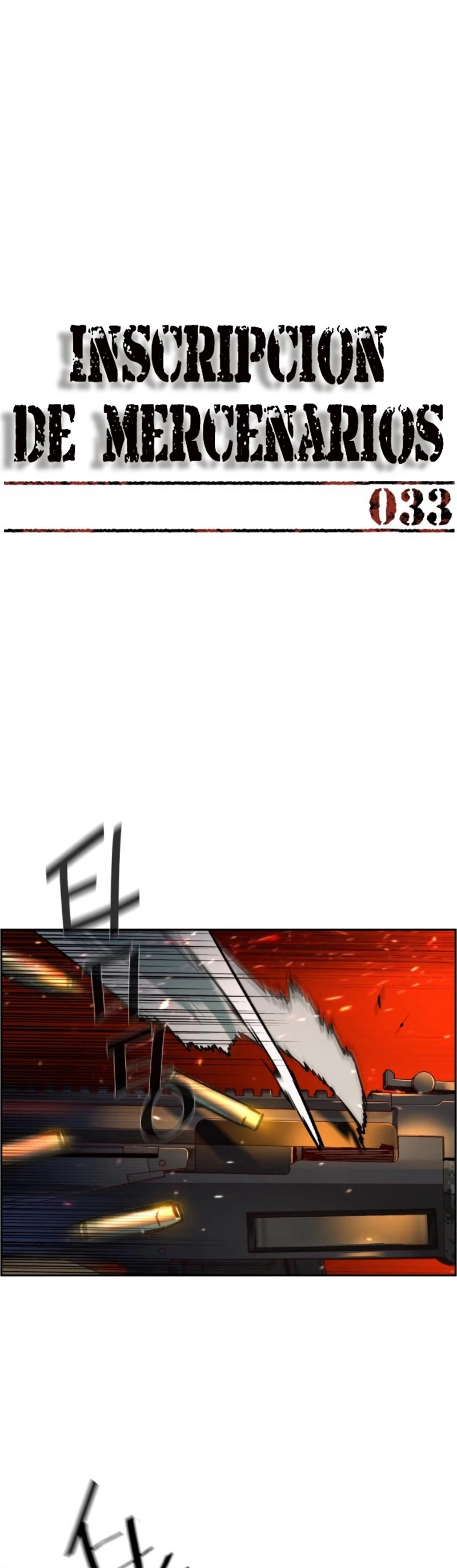 Inscripcion de mercenarios Capitulo 33 página 3