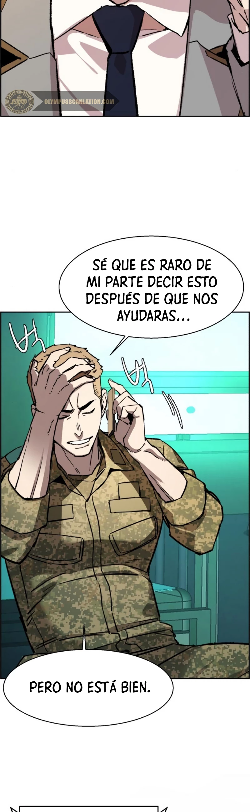 Inscripcion de mercenarios Capitulo 34 página 44
