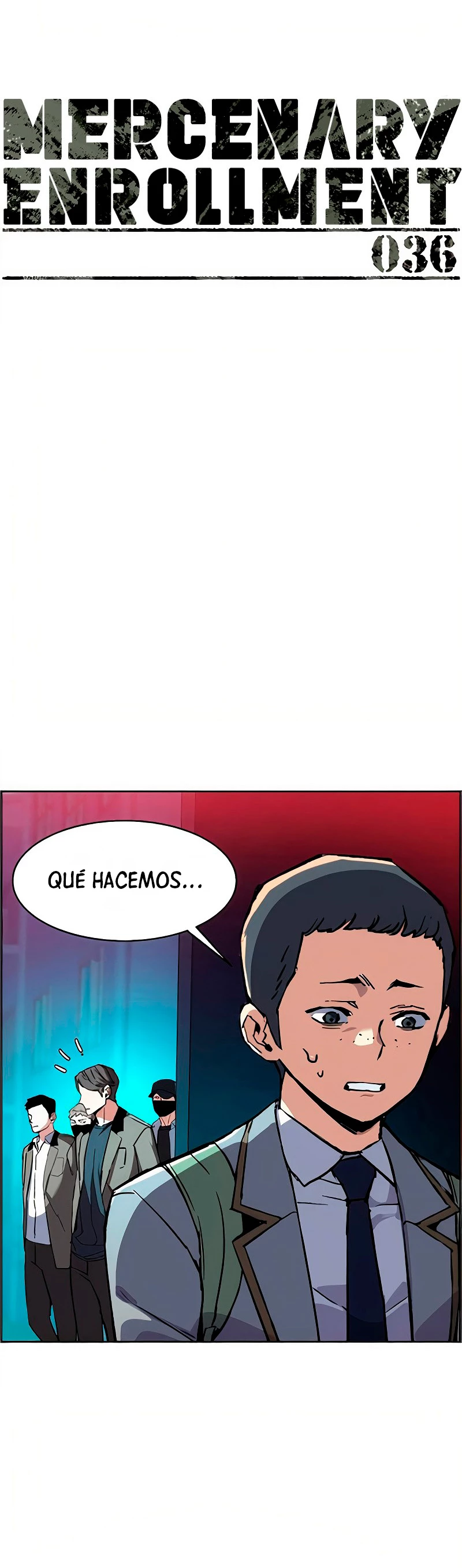 Inscripcion de mercenarios Capitulo 36 página 8