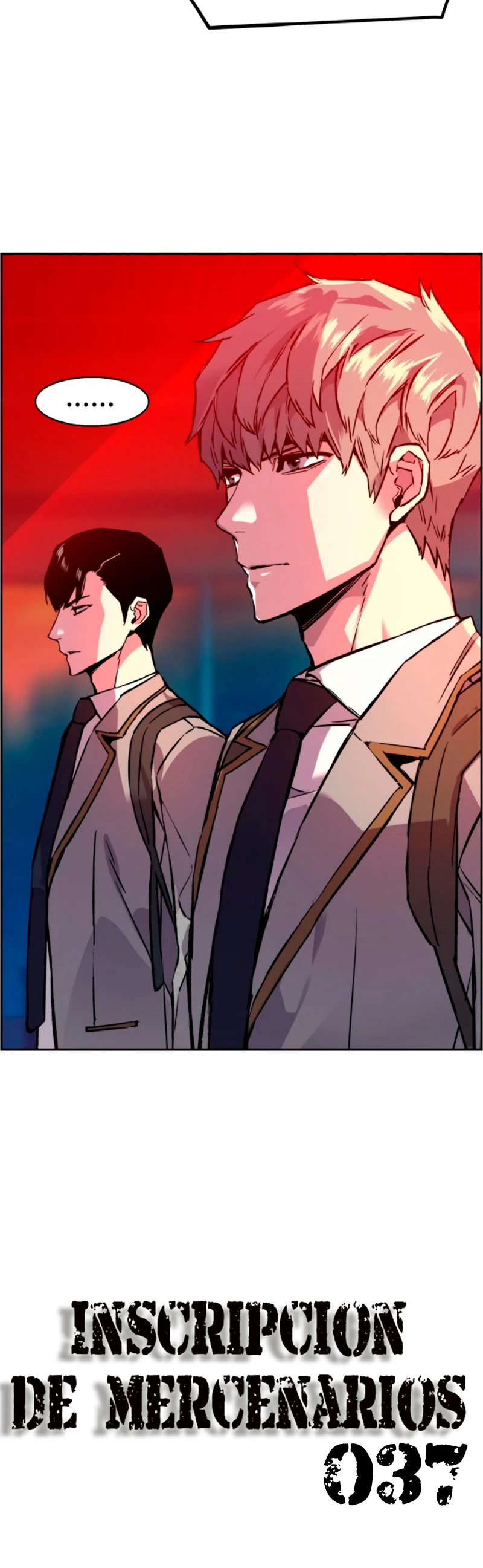 Inscripcion de mercenarios Capitulo 37 página 6