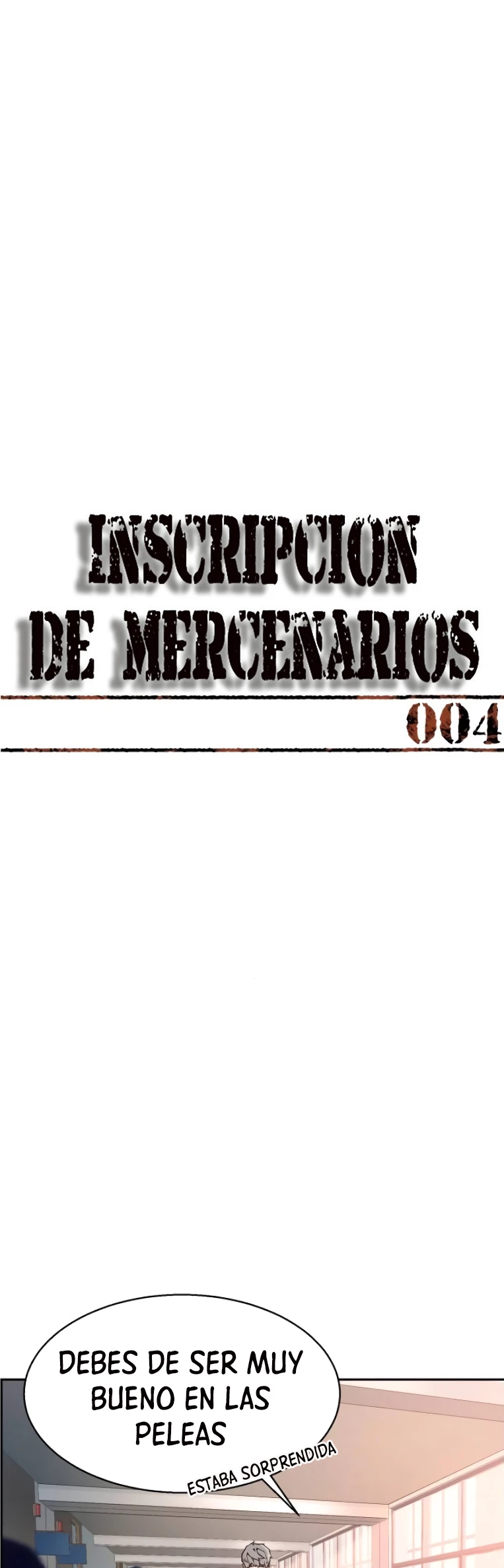 Inscripcion de mercenarios Capitulo 4 página 31