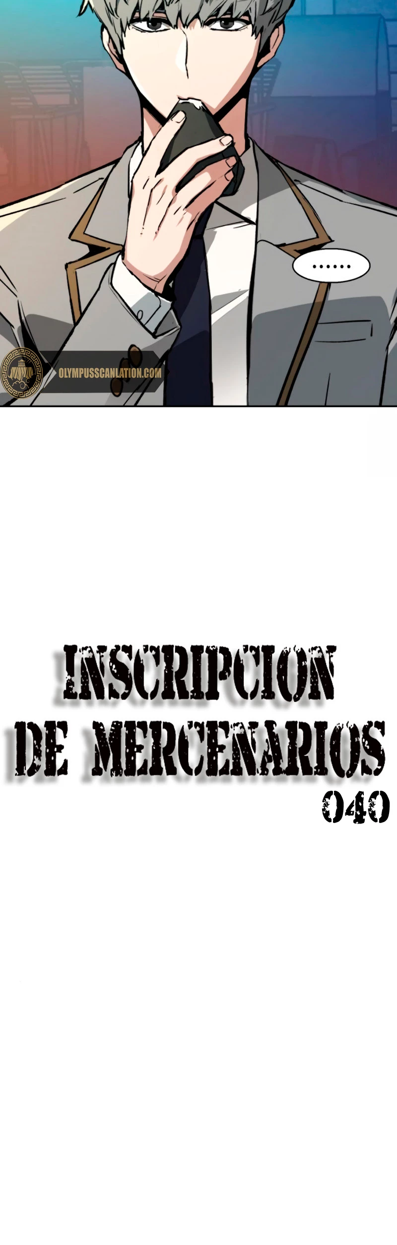 Inscripcion de mercenarios Capitulo 40 página 3