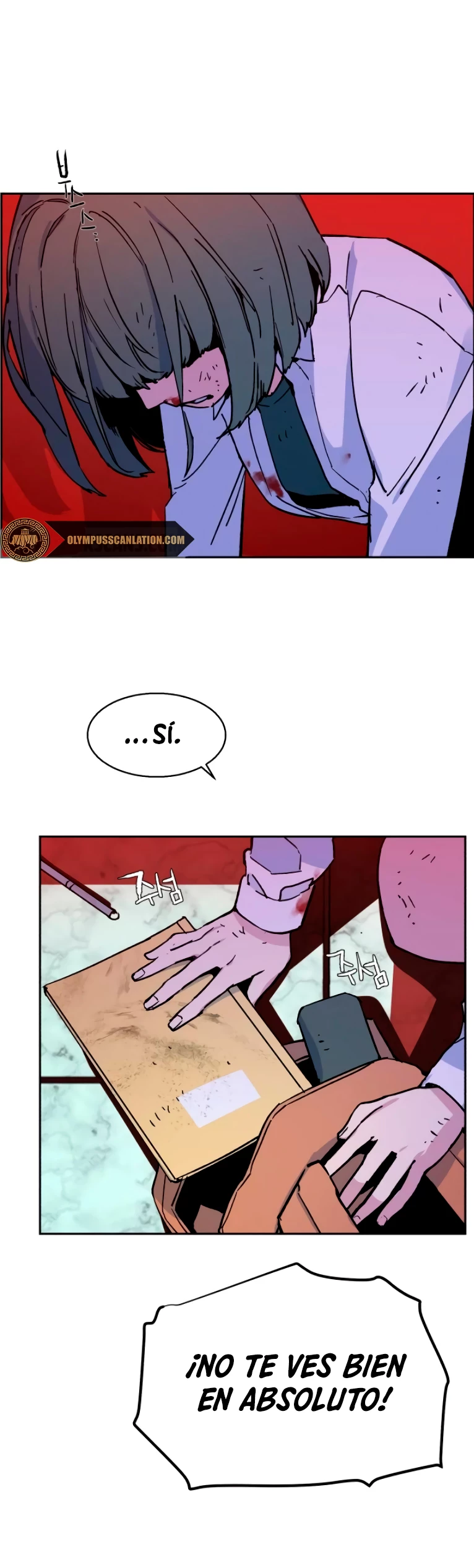 Inscripcion de mercenarios Capitulo 5 página 58