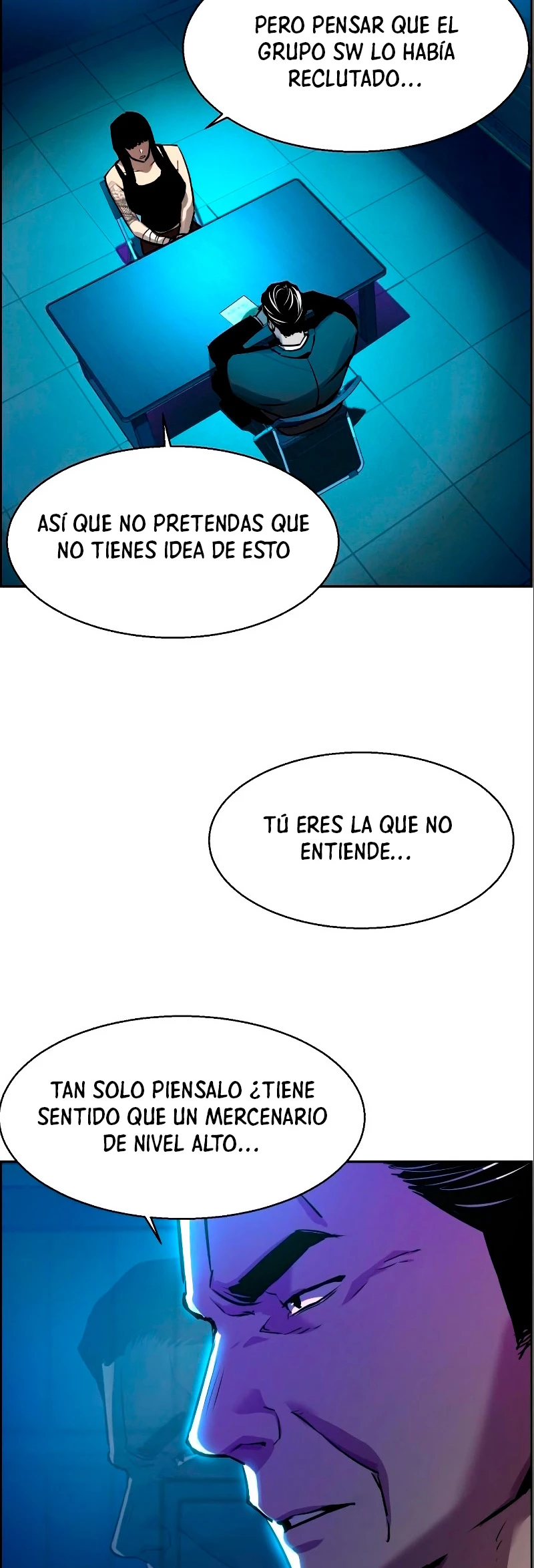 Inscripcion de mercenarios Capitulo 50 página 9