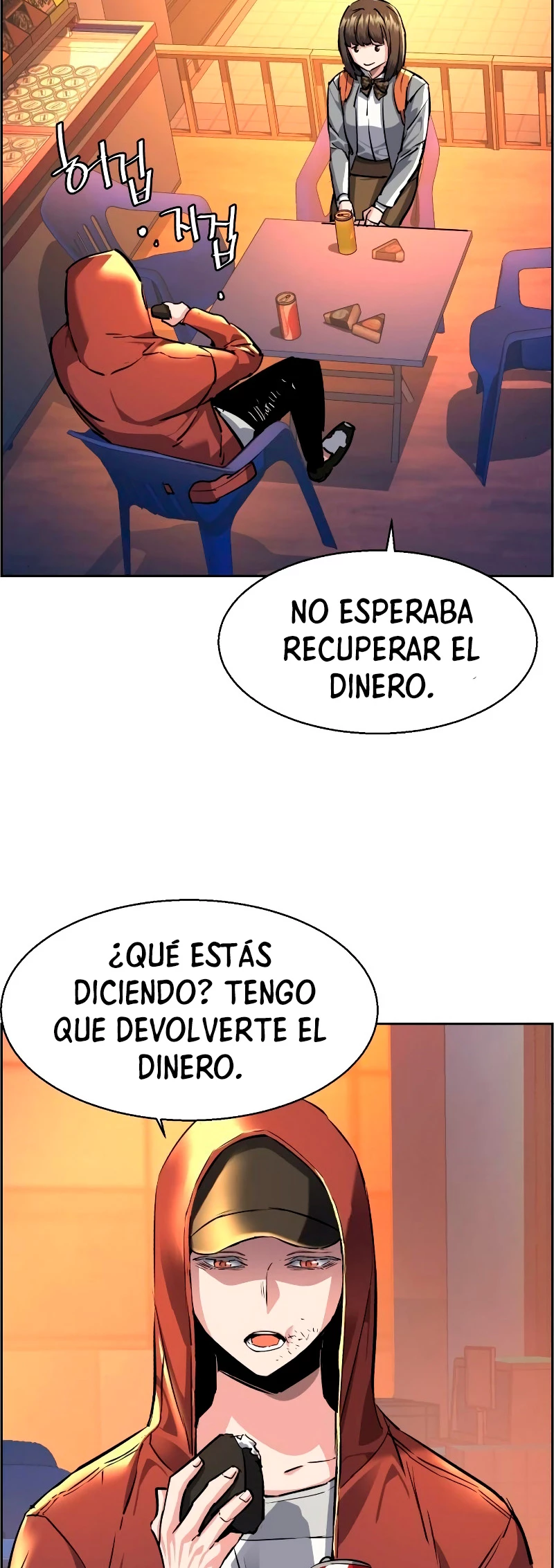 Inscripcion de mercenarios Capitulo 53 página 55