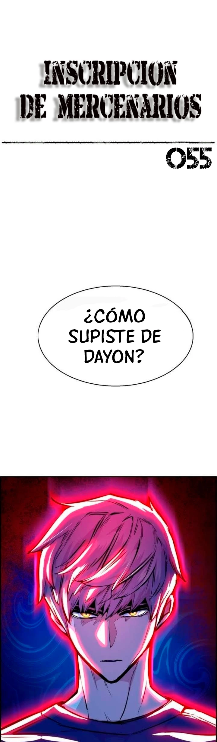 Inscripcion de mercenarios Capitulo 55 página 3
