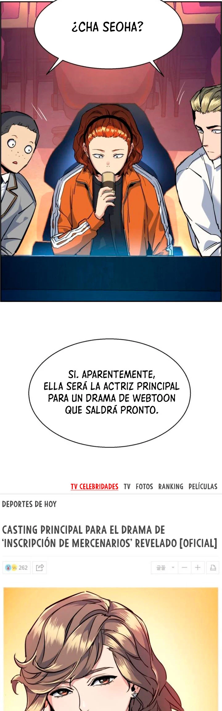 Inscripcion de mercenarios Capitulo 58 página 5