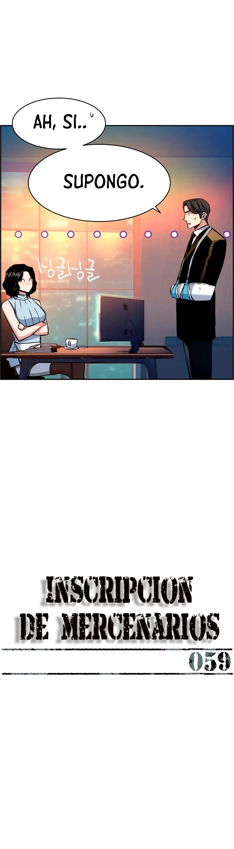 Inscripcion de mercenarios Capitulo 59 página 6