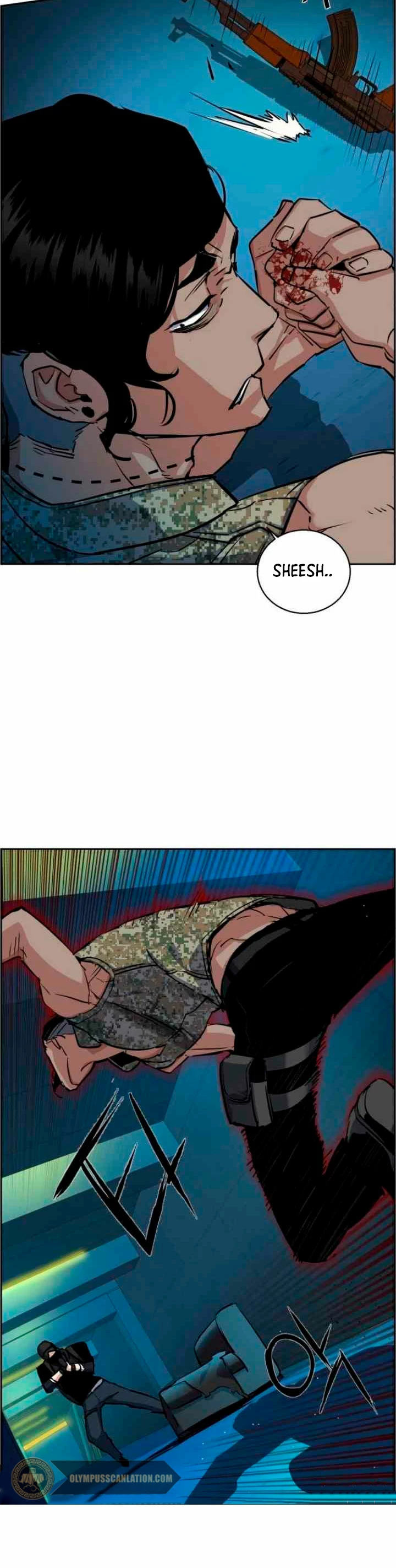Inscripcion de mercenarios Capitulo 65 página 47