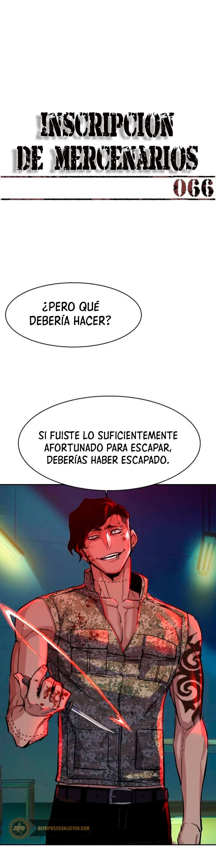 Inscripcion de mercenarios Capitulo 66 página 3