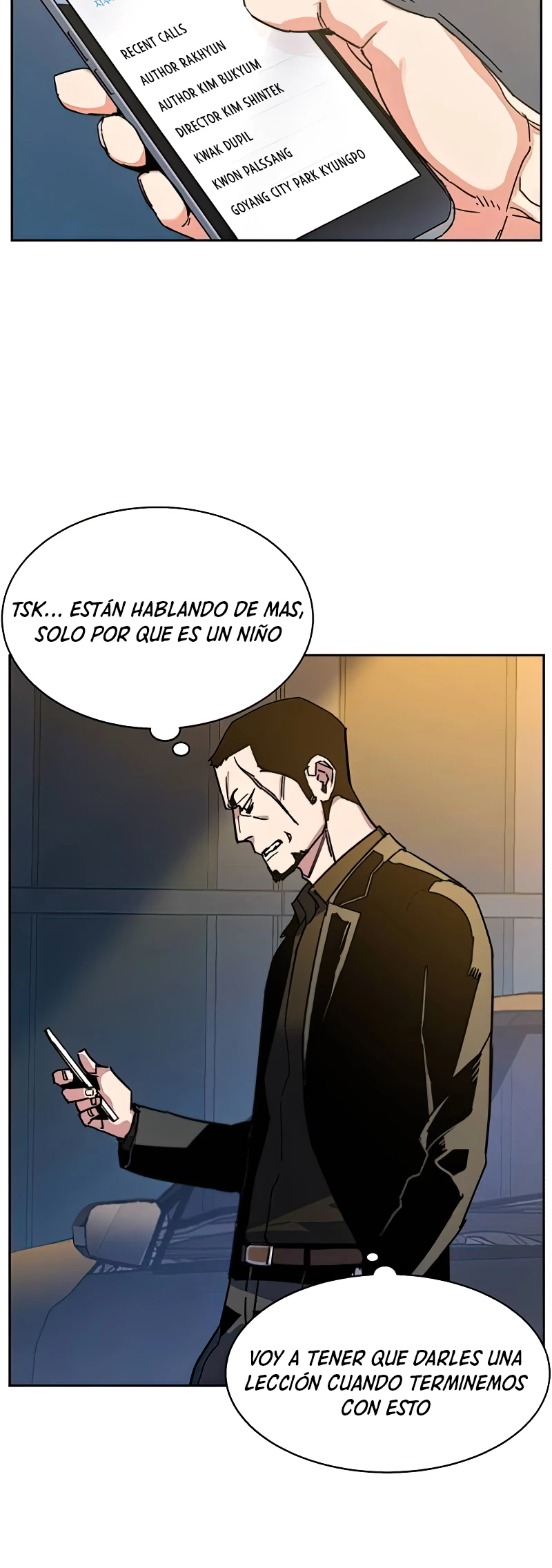 Inscripcion de mercenarios Capitulo 8 página 38