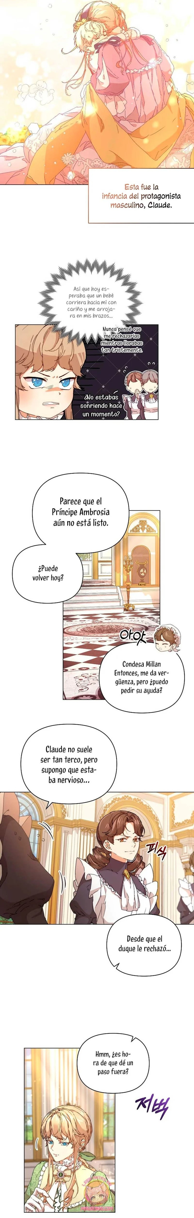 ¡Soy La Niñera Del Protagonista Masculino Villano! Capitulo 1 página 17