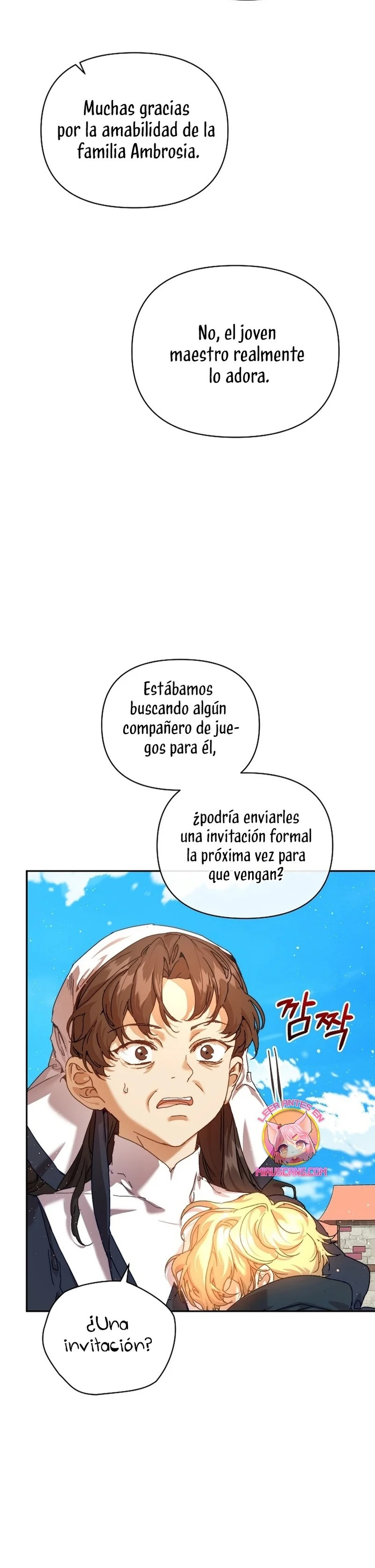 ¡Soy La Niñera Del Protagonista Masculino Villano! Capitulo 39 página 4