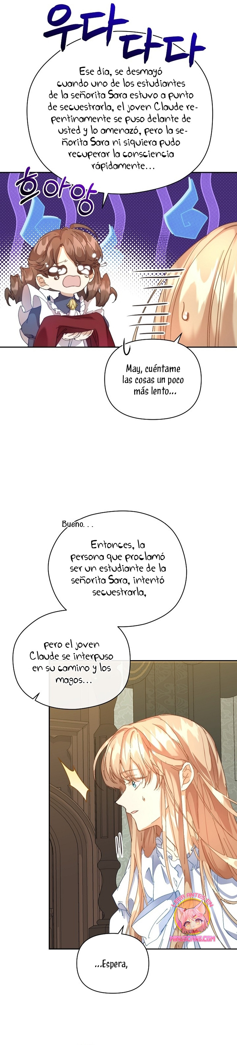 ¡Soy La Niñera Del Protagonista Masculino Villano! Capitulo 50 página 19