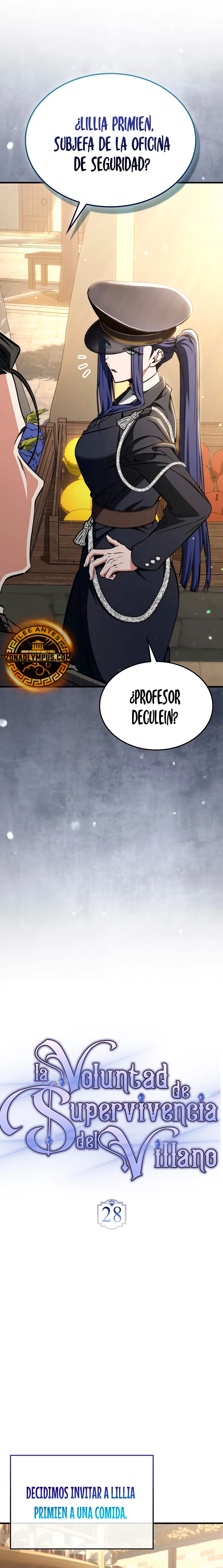 La voluntad de supervivencia del villano Capitulo 28 página 9