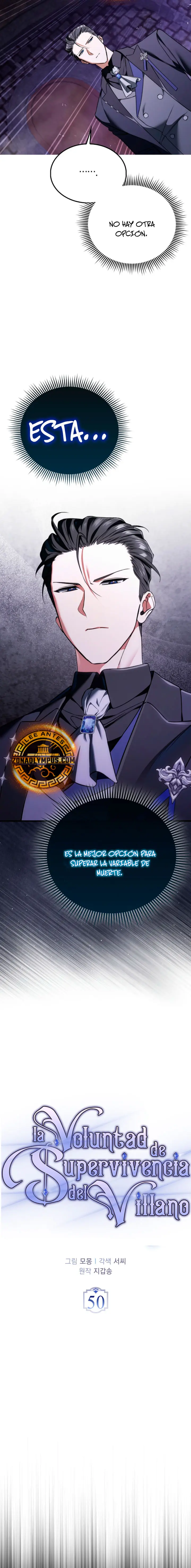 La voluntad de supervivencia del villano Capitulo 50 página 2
