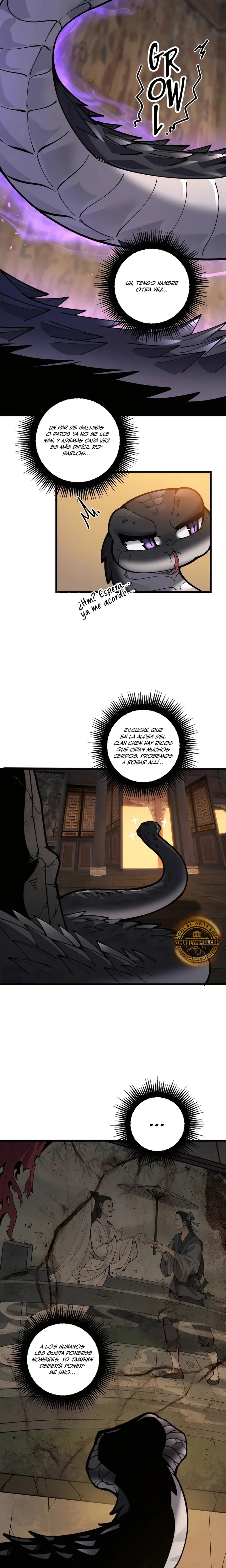 La evolución de la serpiente inmortal Capitulo 1 página 9