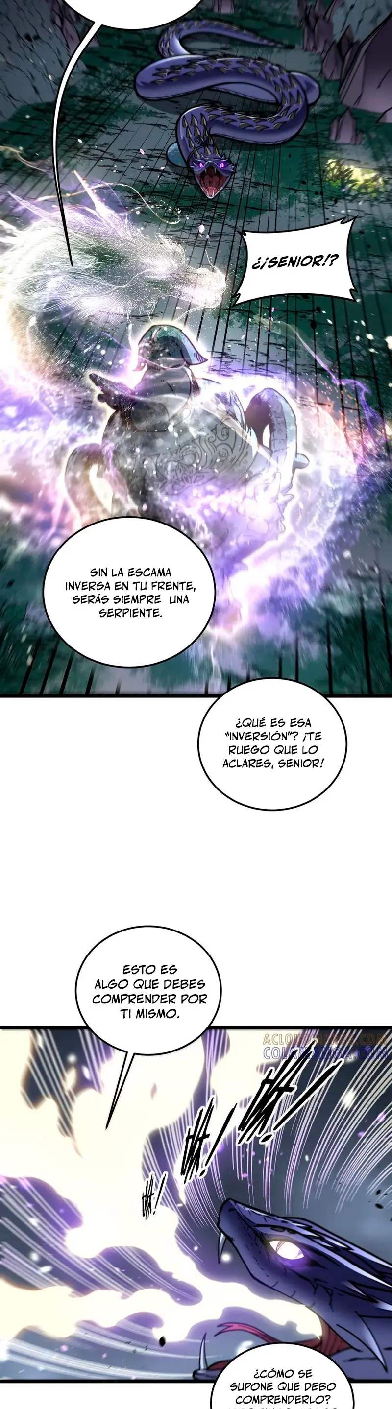 La evolución de la serpiente inmortal Capitulo 56 página 4