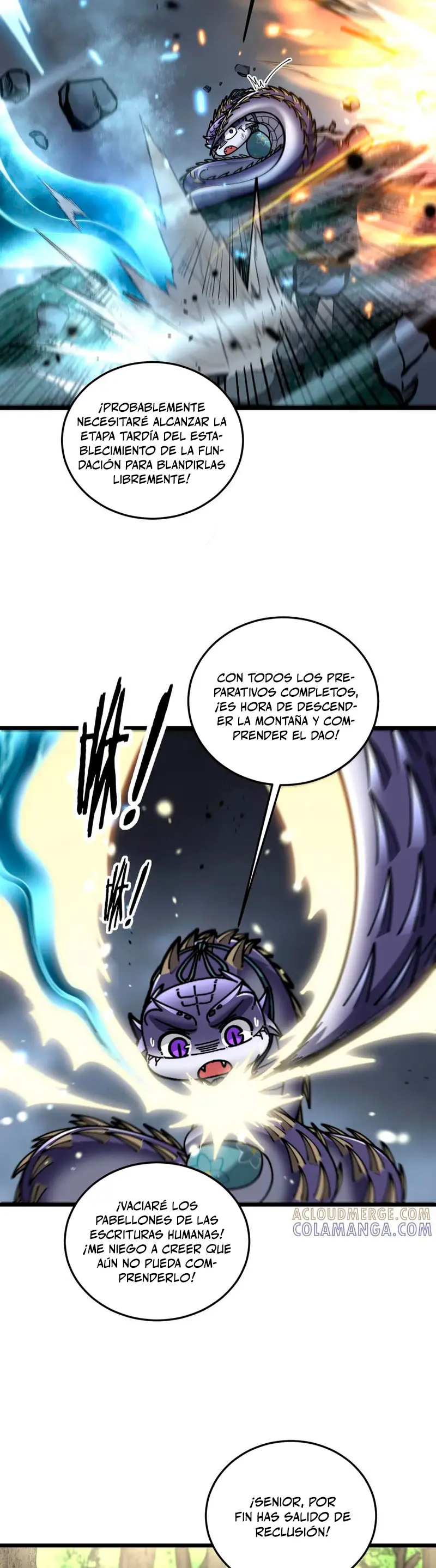 La evolución de la serpiente inmortal Capitulo 56 página 9
