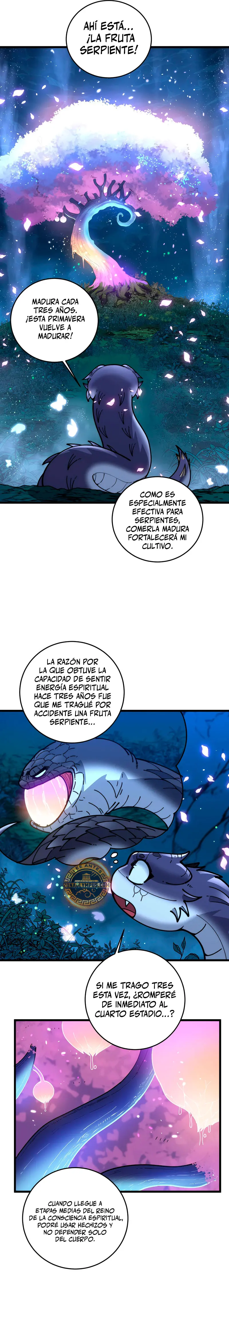 La evolución de la serpiente inmortal Capitulo 7 página 8