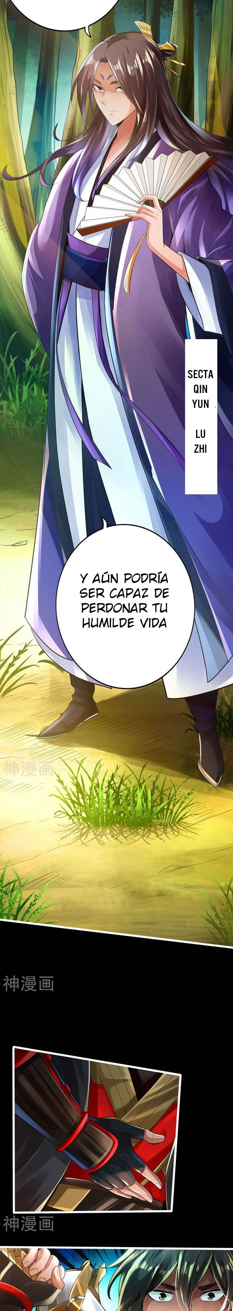 El Emperador Marcial Contra los Cielos Capitulo 1 página 8
