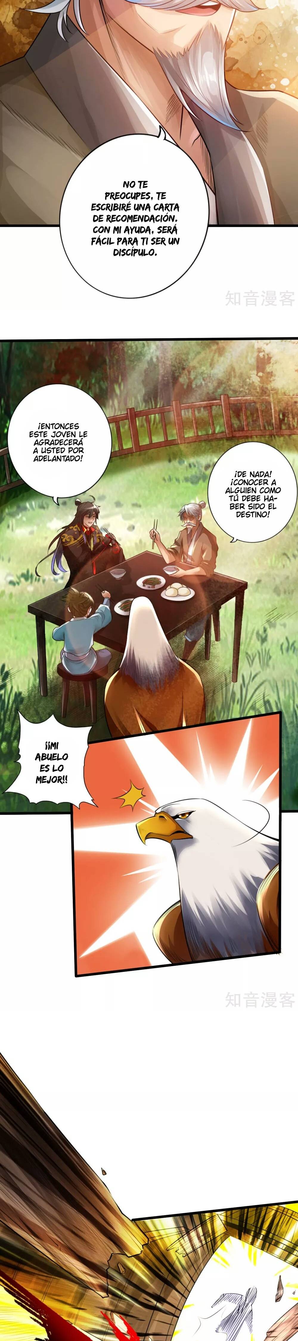 El Emperador Marcial Contra los Cielos Capitulo 4 página 8