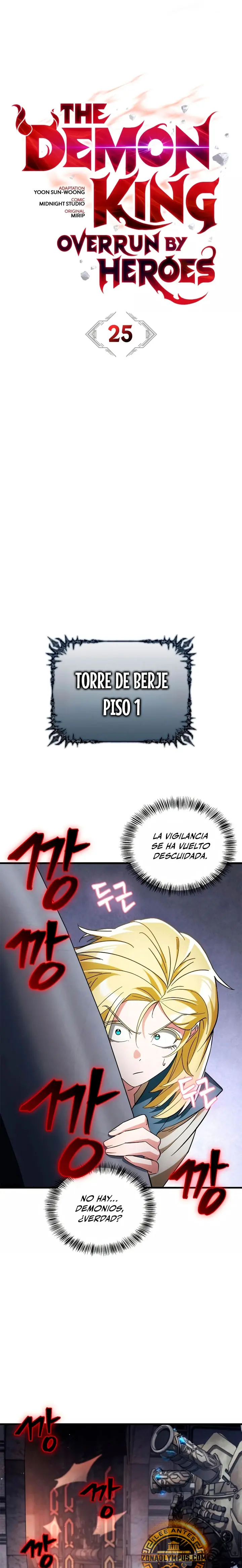 El Rey Demonio Abrumado por Héroes Capitulo 25 página 9