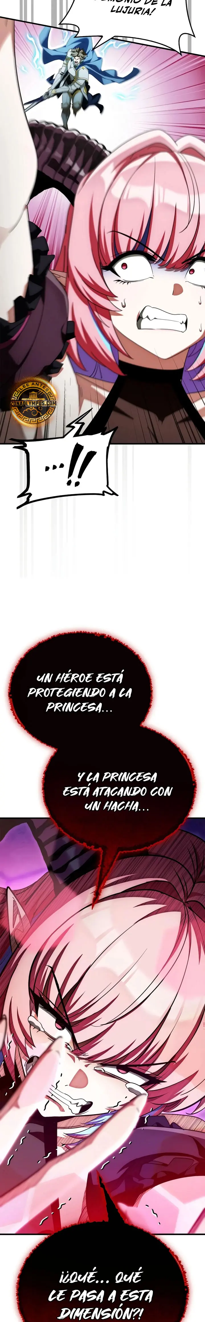 El Rey Demonio Abrumado por Héroes Capitulo 34 página 9