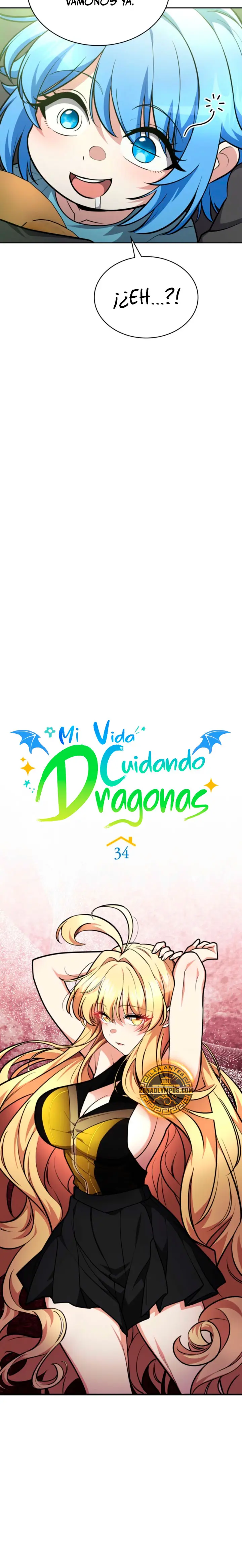 Mi Vida Cuidando Dragonas Capitulo 34 página 19