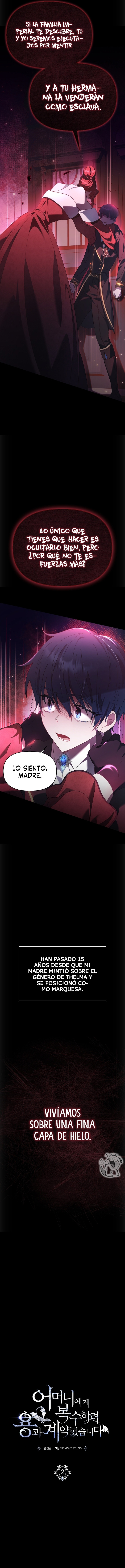 Hice un contrato con un dragón para vengarme de mi madre. Capitulo 2 página 12