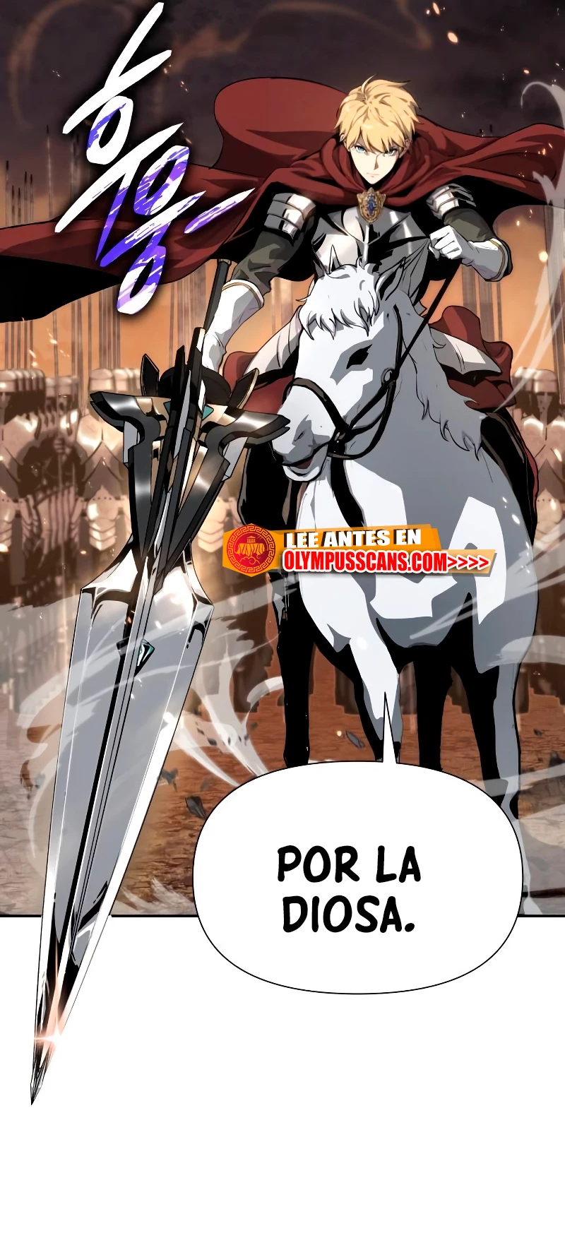 El rey caballero que regresó con un dios Capitulo 1 página 91