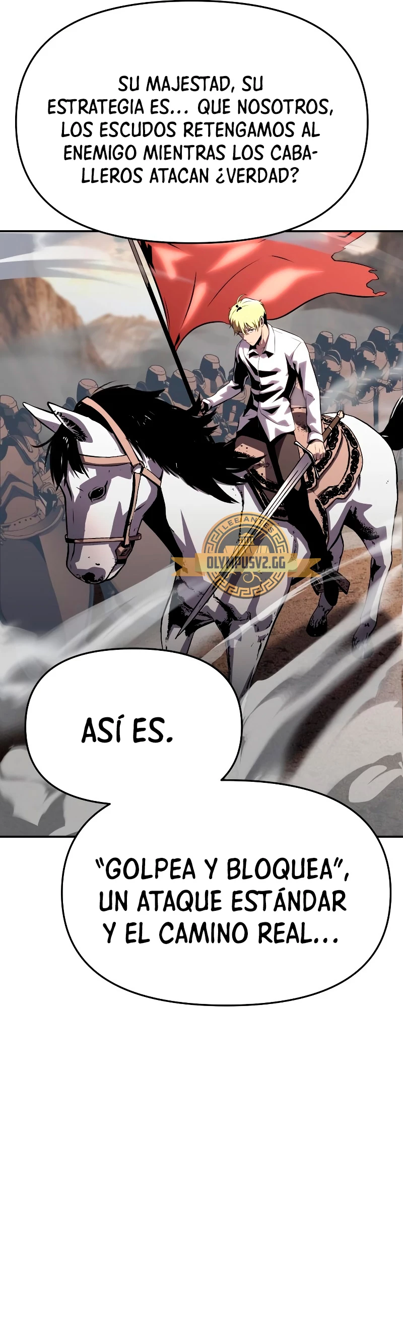 El rey caballero que regresó con un dios Capitulo 24 página 62