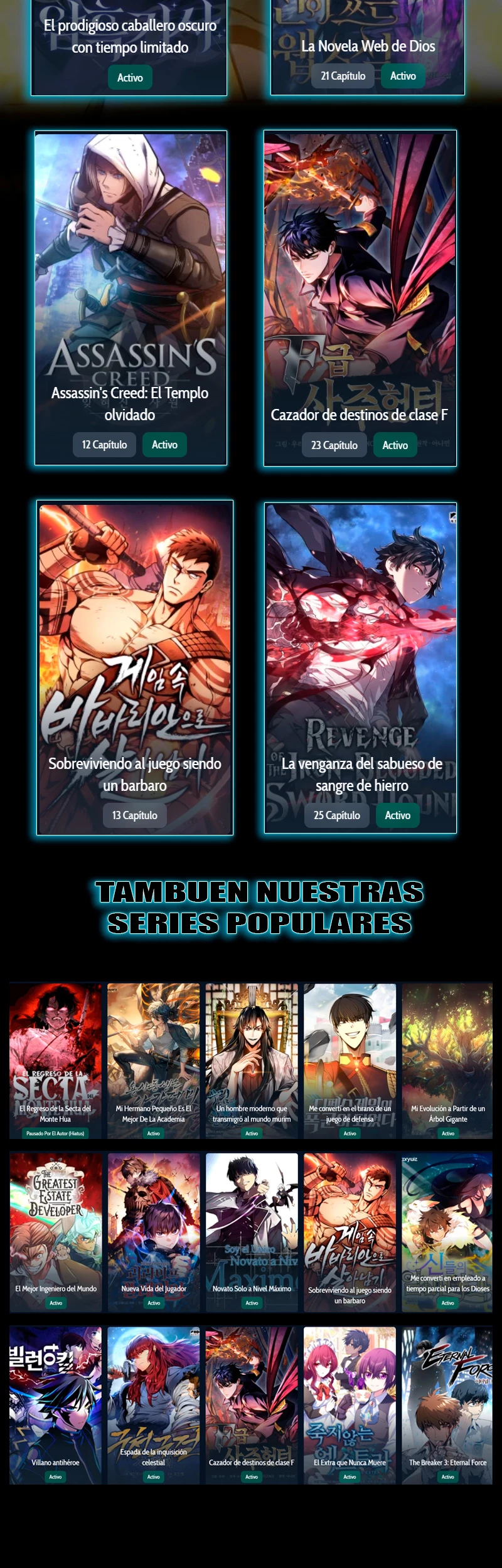 El rey caballero que regresó con un dios Capitulo 6.01 página 2