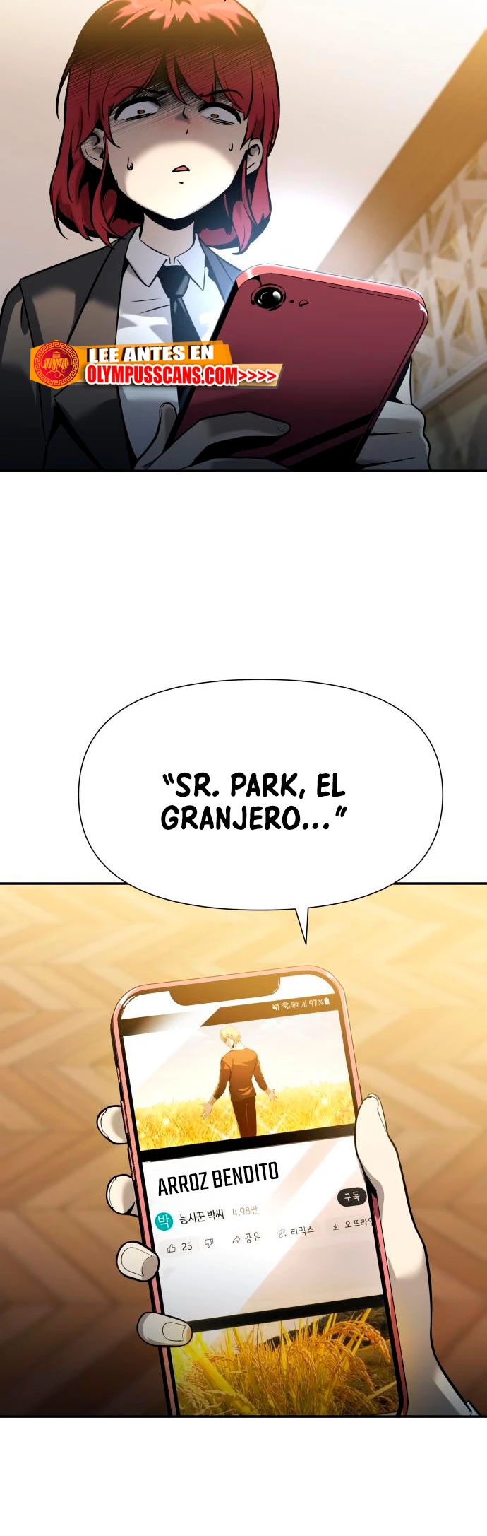 El rey caballero que regresó con un dios Capitulo 7 página 55
