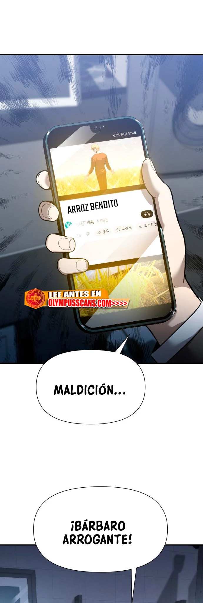 El rey caballero que regresó con un dios Capitulo 7 página 56