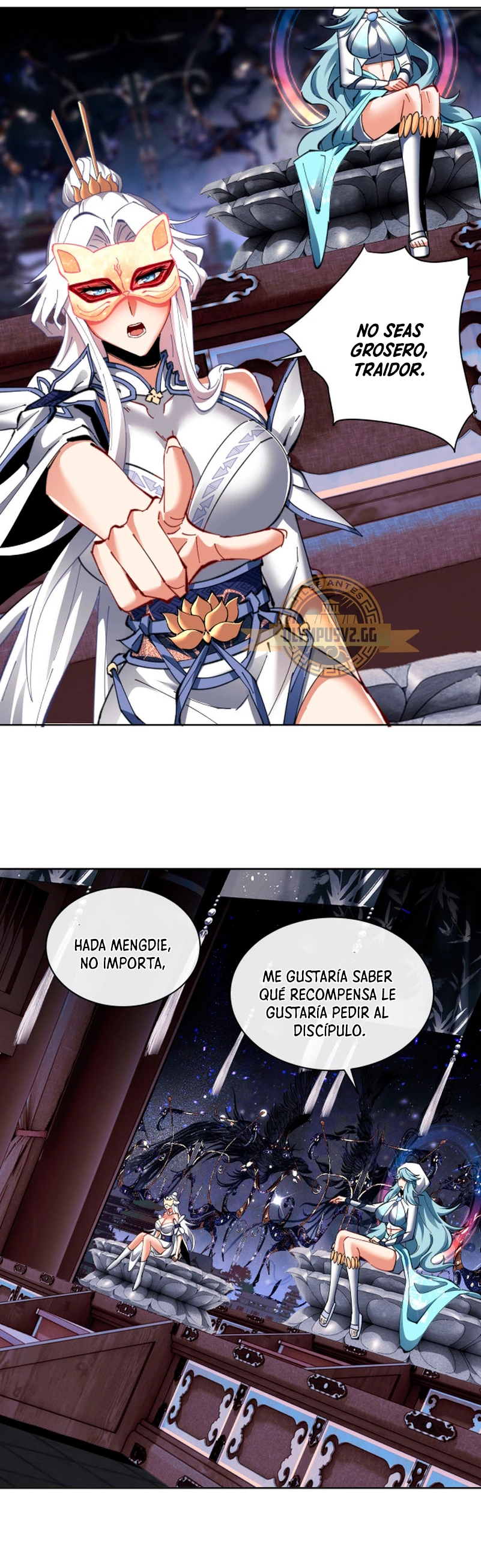 Maestra, este Discípulo Villano no puede ser el Hijo Sagrado Capitulo 12 página 3