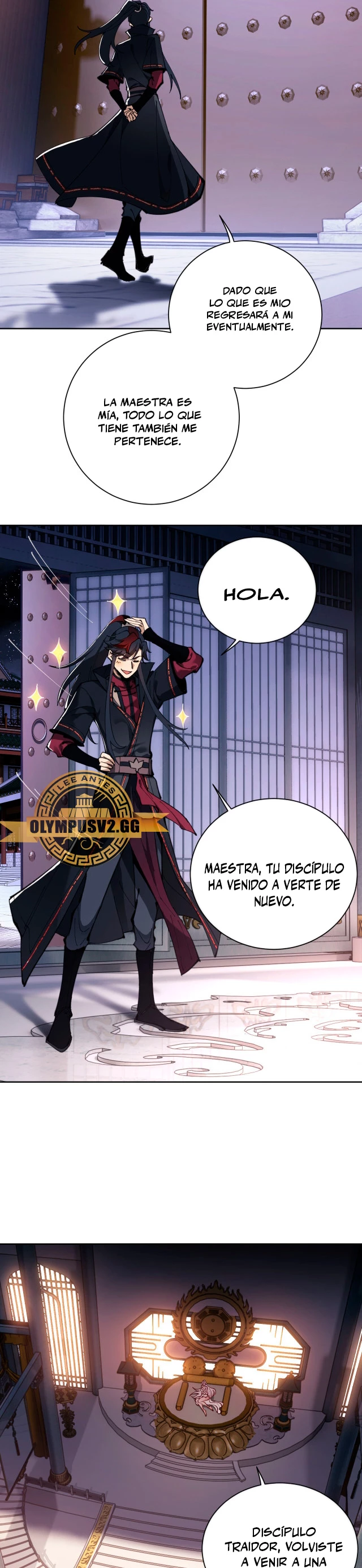 Maestra, este Discípulo Villano no puede ser el Hijo Sagrado Capitulo 3 página 8