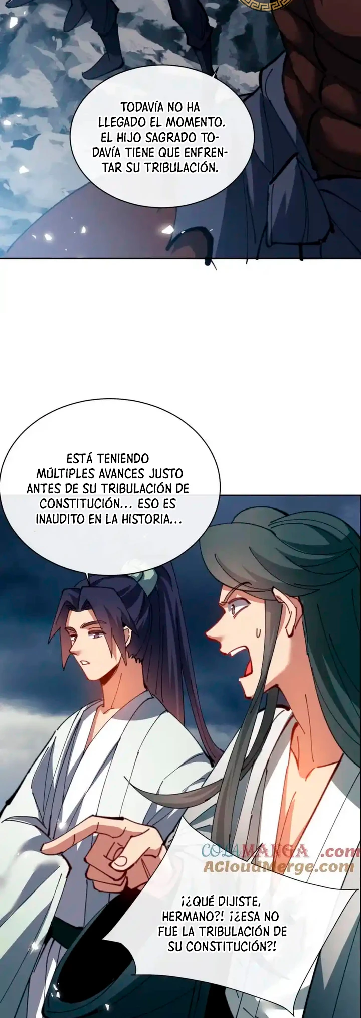 Maestra, este Discípulo Villano no puede ser el Hijo Sagrado Capitulo 48 página 3