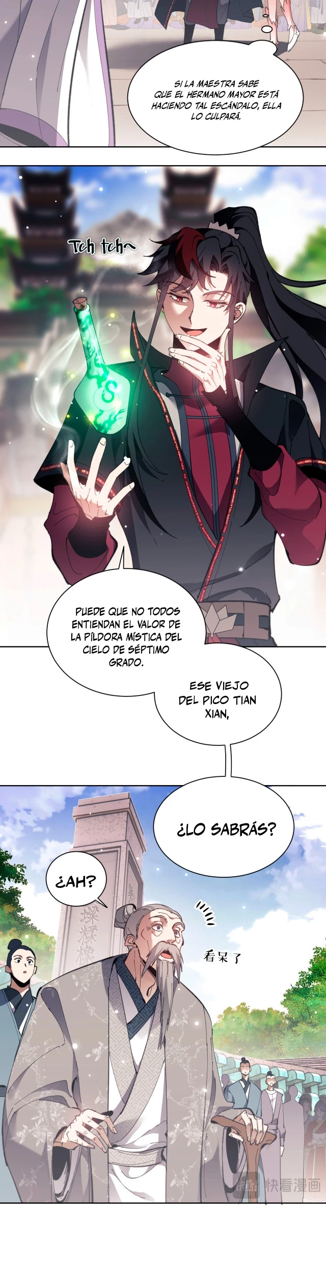Maestra, este Discípulo Villano no puede ser el Hijo Sagrado Capitulo 6 página 5