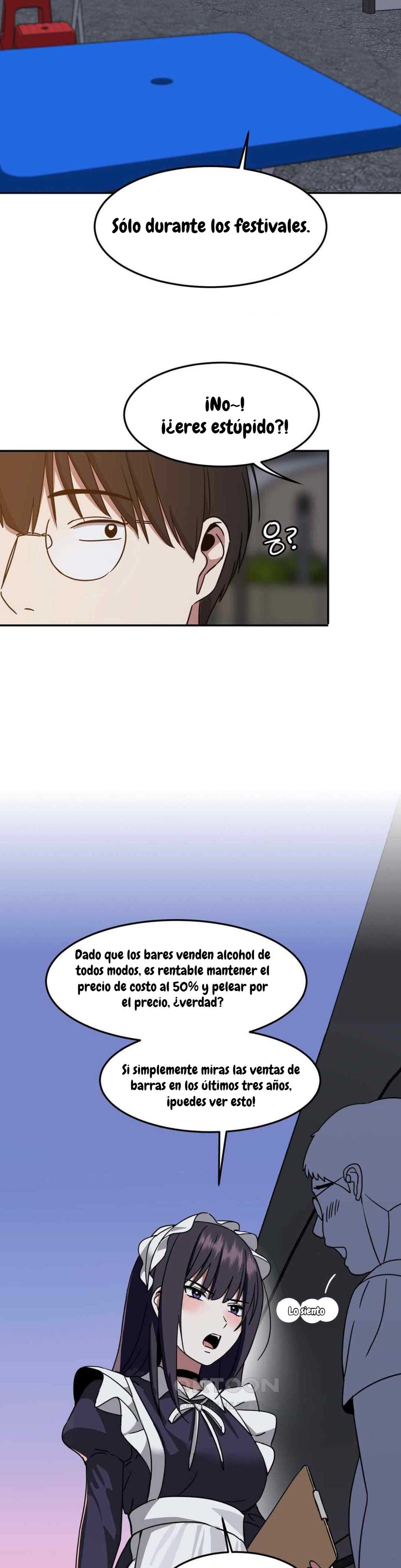¡¿Gwatap, una mujer inexpugnable, es una pervertida?! Capitulo 6 página 34