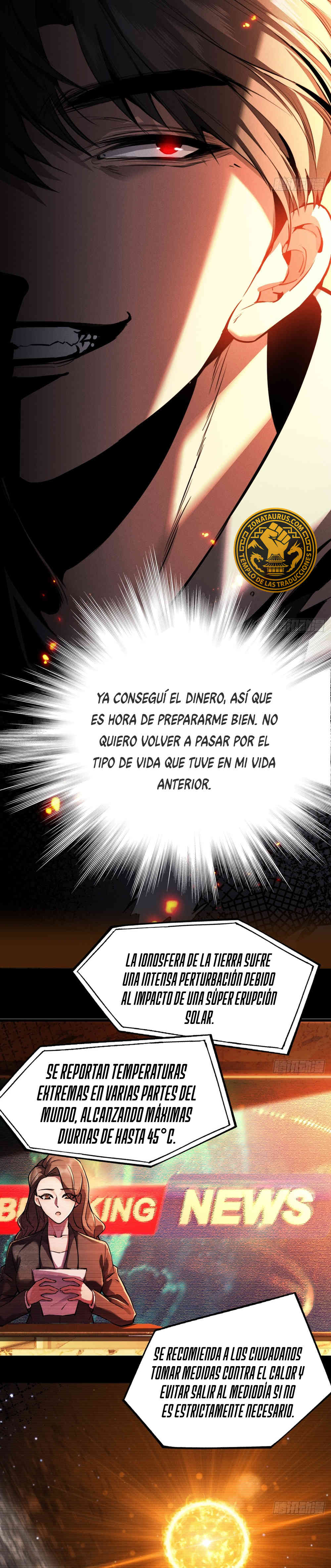 Apocalipsis de Calor Extremo: Me Convertí en Dios Gracias a Mi Refugio Capitulo 0 página 2
