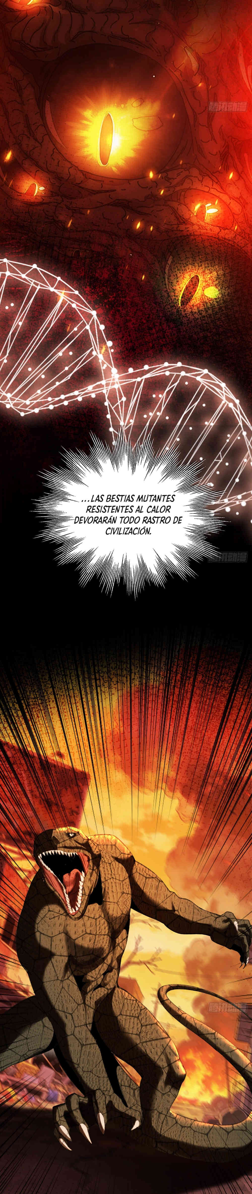 Apocalipsis de Calor Extremo: Me Convertí en Dios Gracias a Mi Refugio Capitulo 14 página 23