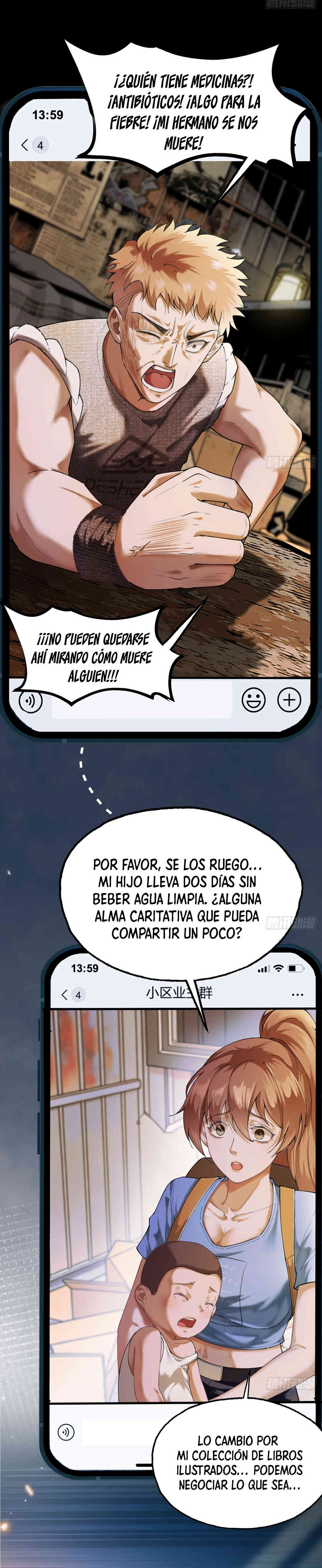 Apocalipsis de Calor Extremo: Me Convertí en Dios Gracias a Mi Refugio Capitulo 16 página 7