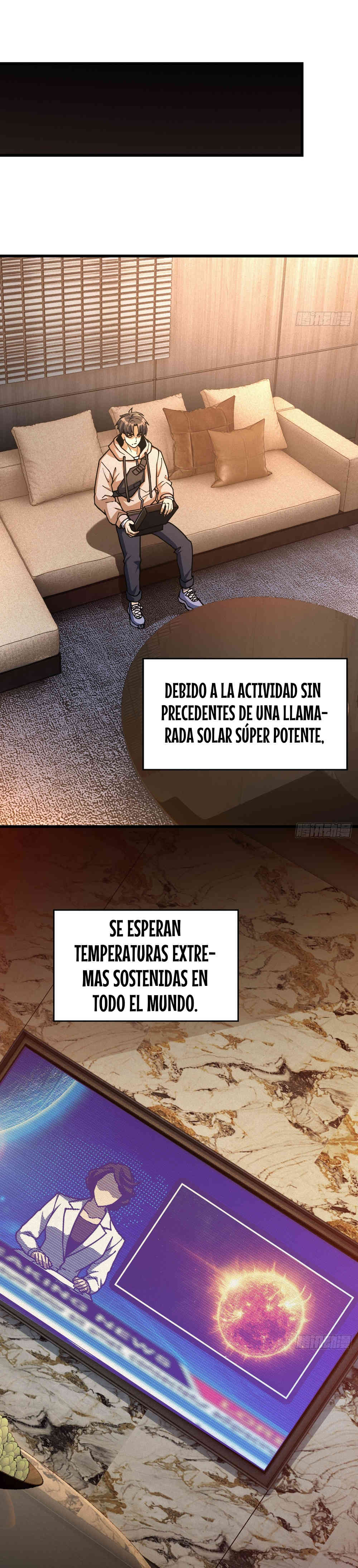 Apocalipsis de Calor Extremo: Me Convertí en Dios Gracias a Mi Refugio Capitulo 3 página 36