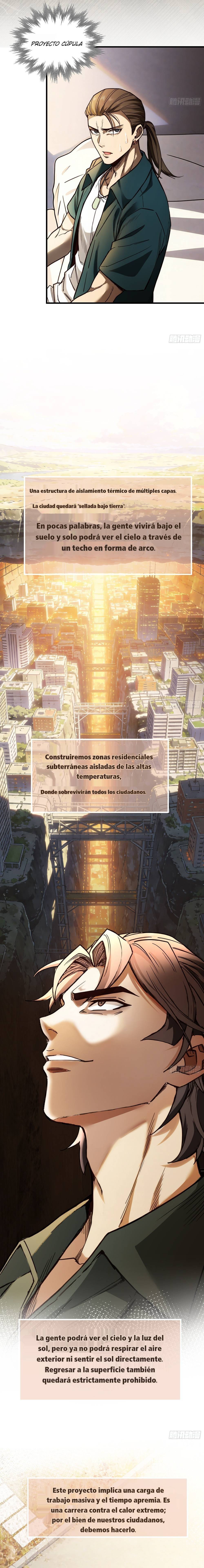 Apocalipsis de Calor Extremo: Me Convertí en Dios Gracias a Mi Refugio Capitulo 35 página 7