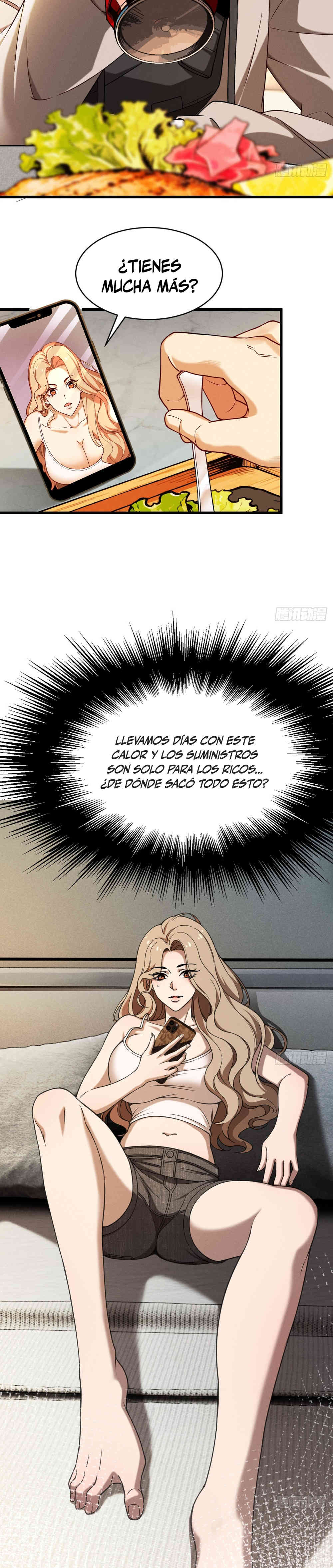 Apocalipsis de Calor Extremo: Me Convertí en Dios Gracias a Mi Refugio Capitulo 6 página 6